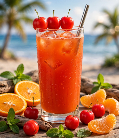 Suco de Acerola com Laranja - (Escolha a tamanho)