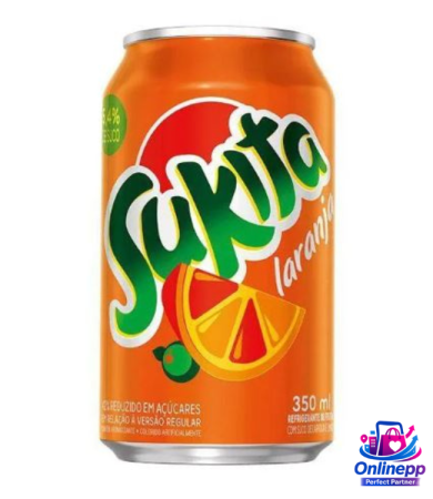 Refrigerante Sukita laranja Lata 350ml