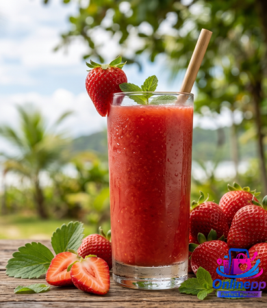Suco de Morango - (Escolha a tamanho)
